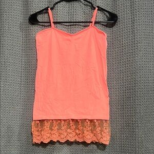 Elegant Coral Lace Cami by Tarea